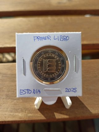 Moneda 2 Euros Estonia 2025 Primer Libro