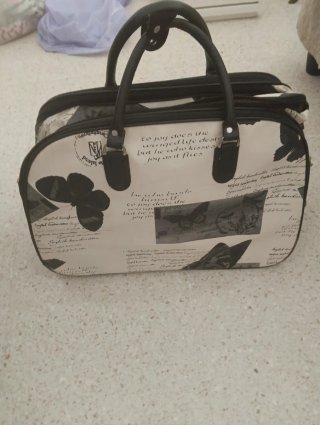 Bolsa de viaje con estampado y ruedas