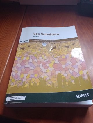 Temari Cos Subaltern Generalitat de Catalunya (...