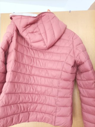 Chaquetón acolchado rosa