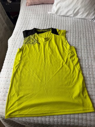 Camiseta Deportiva Kappa Amarilla Talla M