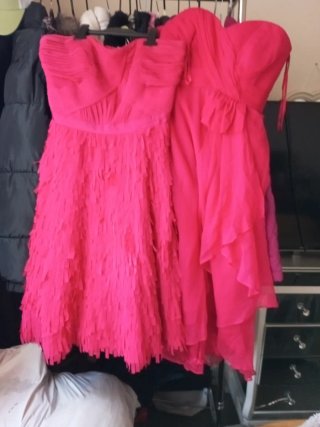 2 Vestidos de Fiesta Palabra de Honor Coast