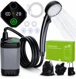 Ducha Portátil Camping Spopal 6000mAh