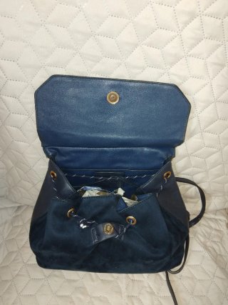 Bolso Mochila Azul