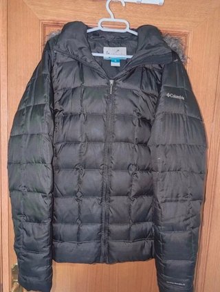 Chaqueta Abrigo Columbia Negra Talla L