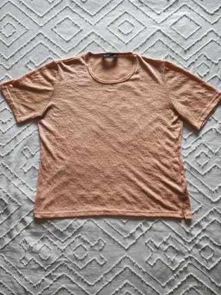 Camiseta fina color melocotón