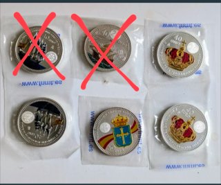 4 Monedas Conmemorativas FNMT