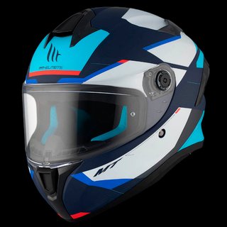 Casco Integral MT Targo S Kay C7 Azul Blanco