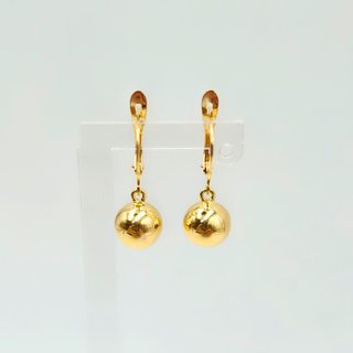 Pendientes largos de Oro 18K, Bolas, 3,29gr, 2cm