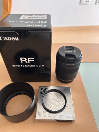 Objetivo Canon RF 85mm F2 Macro IS STM (Nuevo)