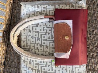 Bolso Longchamp Talla M Burdeos