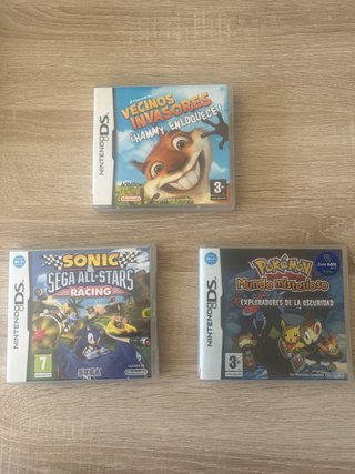 Lote de 3 Juegos para Nintendo DS