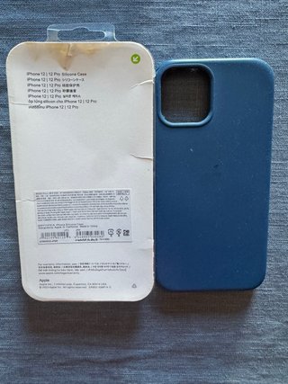 Custodia in silicone per Apple iPhone 12 / 12 Pro