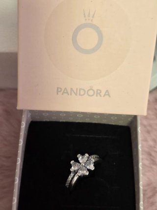 Doble Anillo Trébol Pandora