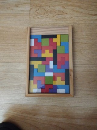 Puzzle Tetris de Madera