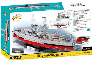Battleship Cobi USS Arizona (BB-39) 1/300, 2046