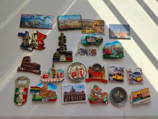 Lote 21 Imanes Souvenir Europa y Viajes
