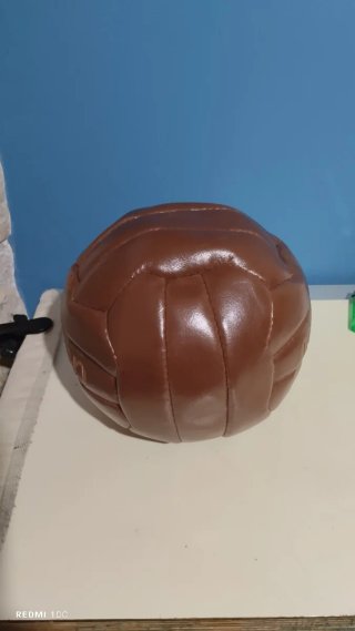 Balón de Fútbol Retro de Cuero