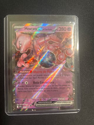 Carta Pokémon Mewtwo EX Team Rocket