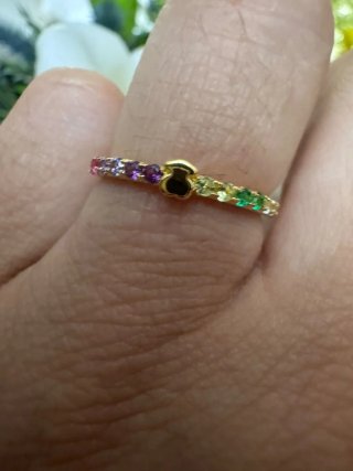 Anillo Tous de Plata con Piedras