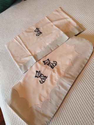 Sábana para Cuna 120x 60 + funda almohada