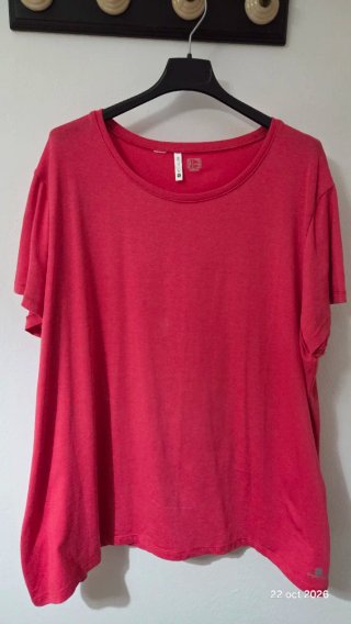 Blusa Roja Regular Talla XXL