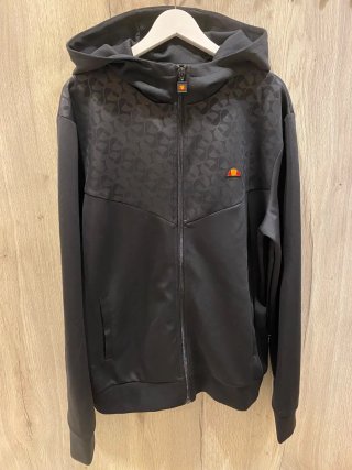 Sudadera con cremallera Ellesse negra hombre