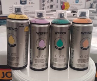 Lote 4 Sprays Wepro al agua 400 ml