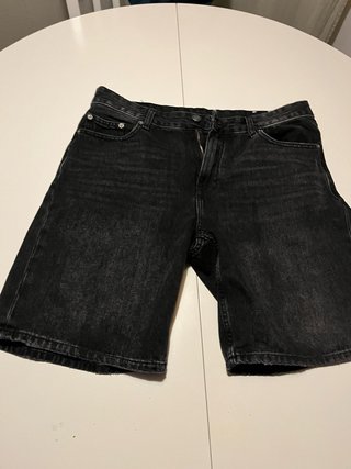 Pantalones Cortos Vaqueros Negros