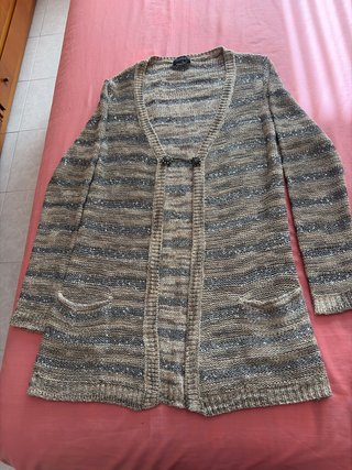 Chaqueta Larga de Punto
