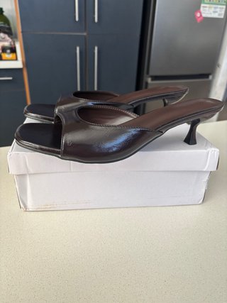 Zapatos Destalonados Marrón Chocolate Talla 41
