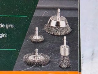 Set de 4 Cepillos de Alambre para Taladro