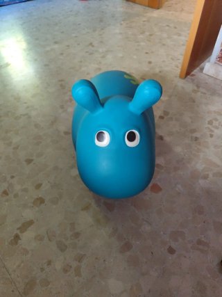 Saltarín Hinchable Azul para Niños