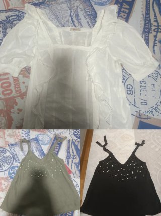 Lote de 3 blusas talla S