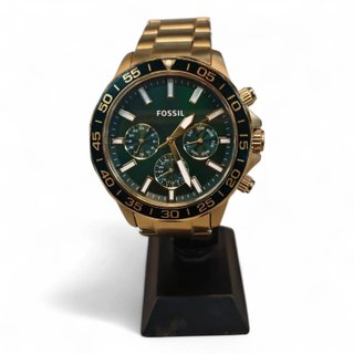 RELOJ FOSSIL 252404 ESFERA VERDE CORREA DORADA