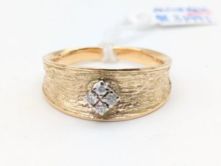 Anillo de oro 18k con diamantes