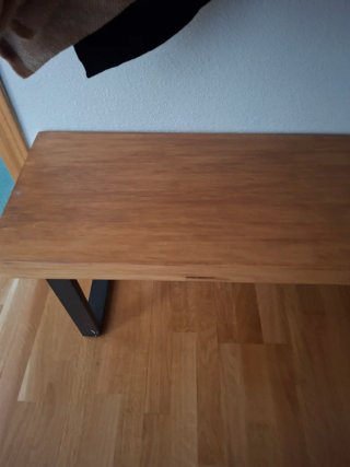 Banco de Madera y Metal 34x47x1,20