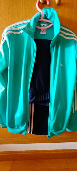 Chándal Adidas Turquesa y Azul