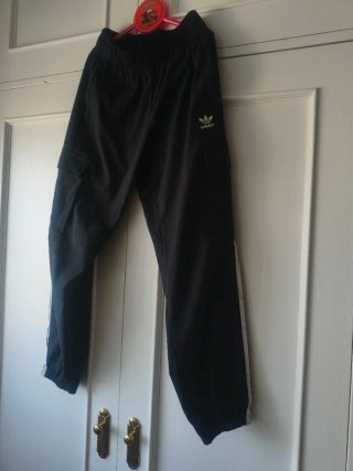 Pantalón de Chándal Adidas Negro Talla 10-12