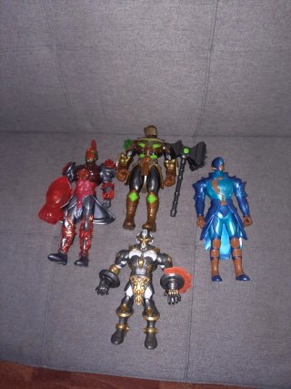 Set de 4 figuras Gormiti
