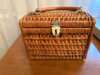 Bolso Cesta de Mimbre