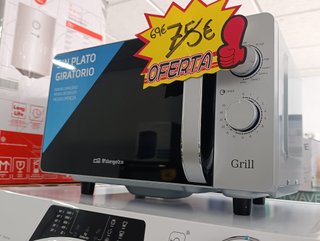 Microondas GRILL Orbegozo