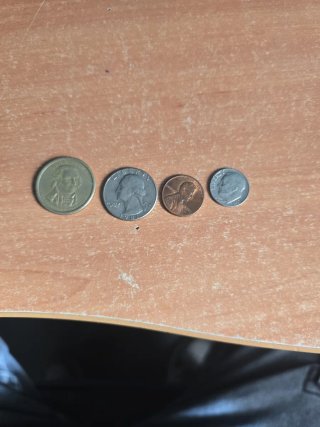 Lote de 4 Monedas Americanas