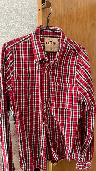 Camisa Hollister Cuadros Talla L