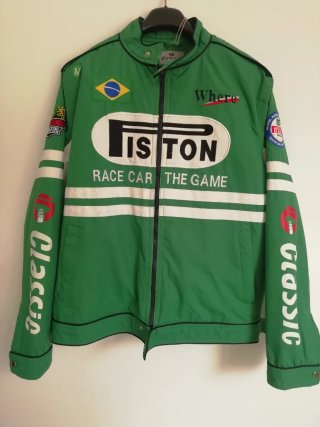 Chaqueta vintage de Moto Epoche Verde Talla M