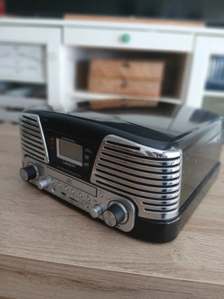 Tocadiscos Vintage Lauson Negro