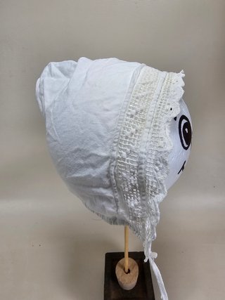 Gorro Capota de Encaje Antiguo