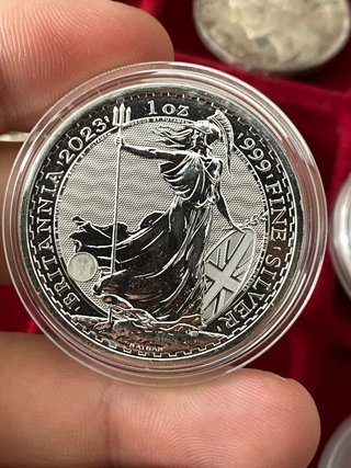 Moneda 1 Onza Plata .999 Britannia 2023