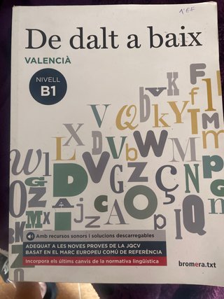 Libro De dalt a baix - Valencià B1