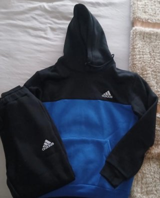 Chándal Adidas Negro y Azul